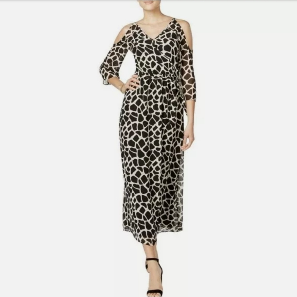 Bar Iii Womens Cold-Shoulder Maxi Dress